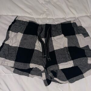 Old Navy Black & White Sleep Shorts PJs, Small